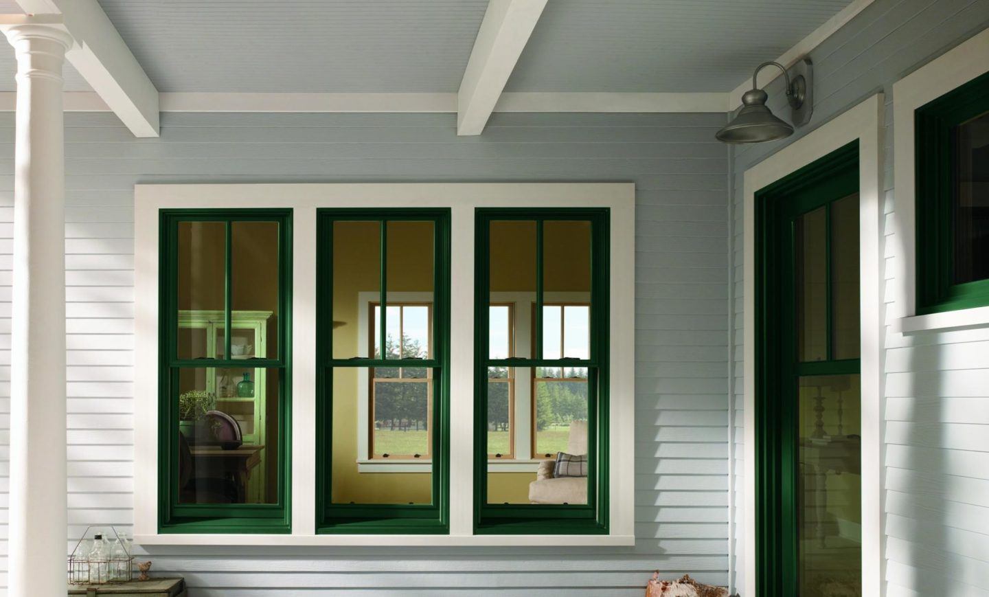 One of our double hung windows in Cincinnati, OH